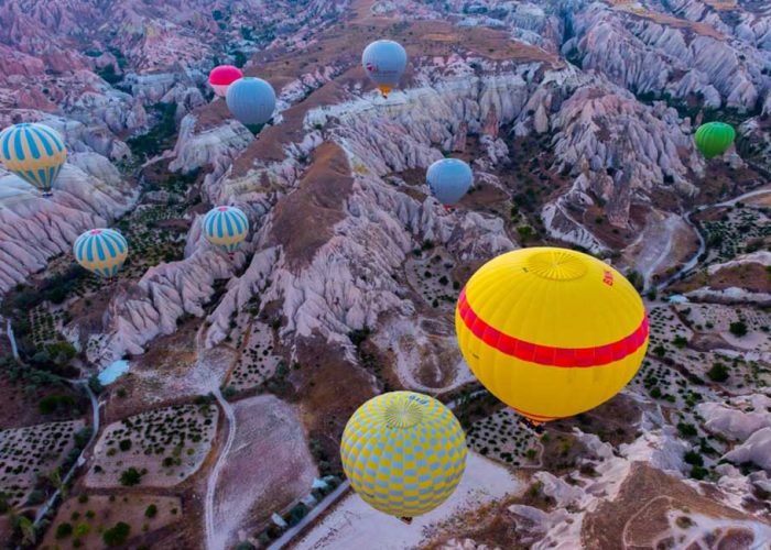 Globo aerostático de Turquía