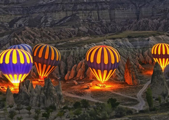 Globo aerostático de Turquía