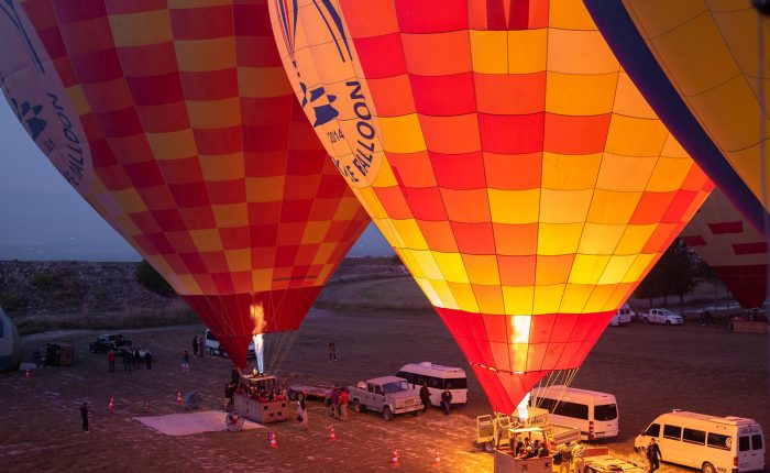 Balon na gorące powietrze Pamukkale