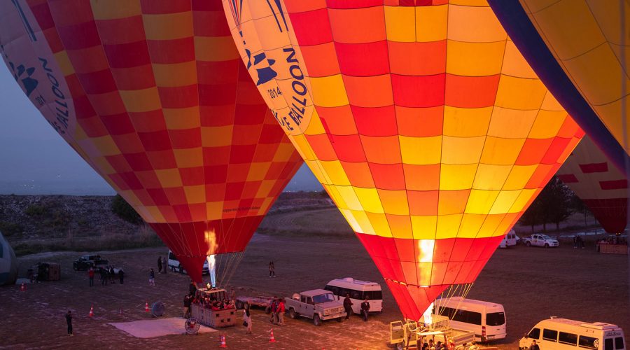 Balon na gorące powietrze Pamukkale