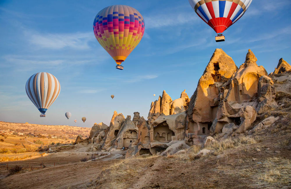Balon na gorące powietrze w Kapadocji