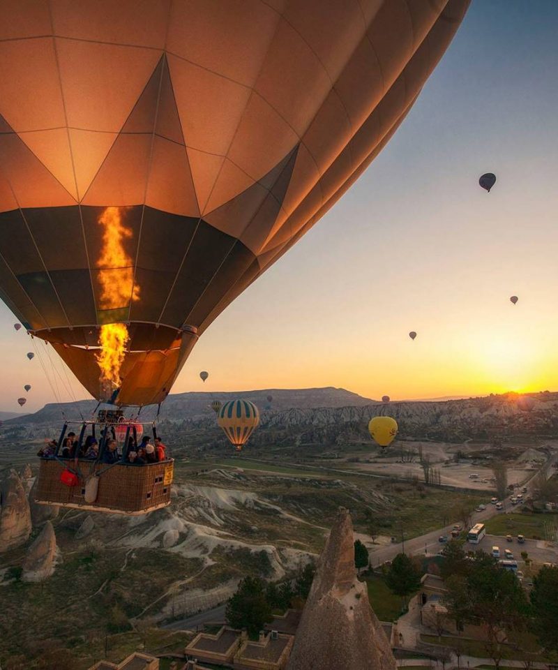 Balon na gorące powietrze w Kapadocji