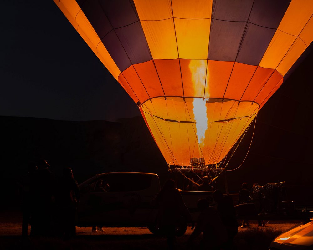 Полет на воздушном шаре в Памуккале
